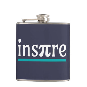Inspire Math Pun Funny Inspirational Flask