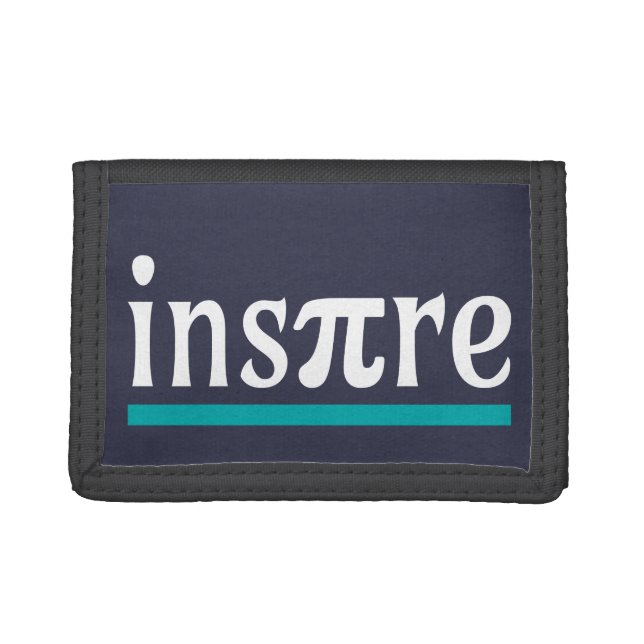 Inspire Math Pun Funny Inspirational Trifold Wallet (Front)