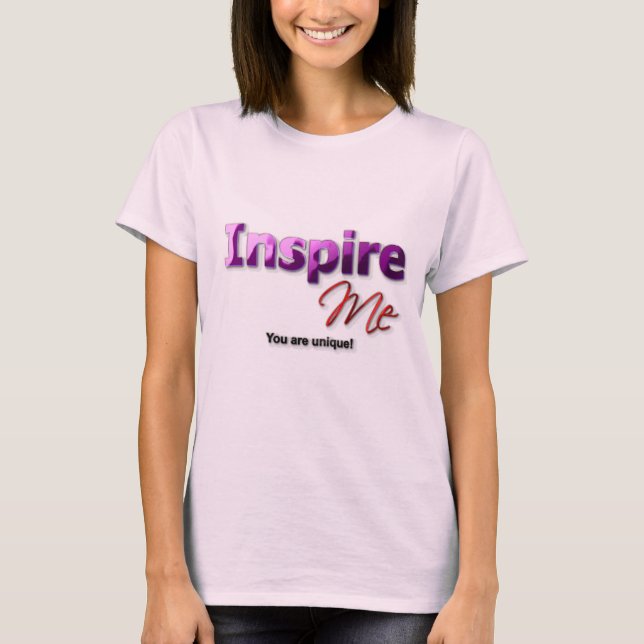 Inspire Me Organic Women's Shirt (Front)