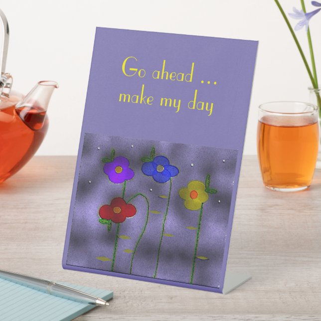 "Inspire Me" Pedestal Sign (In SItu)