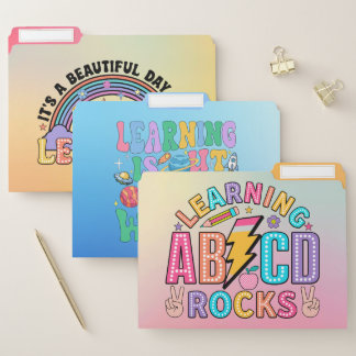 Inspire & Organize: Set of 3 File Folders