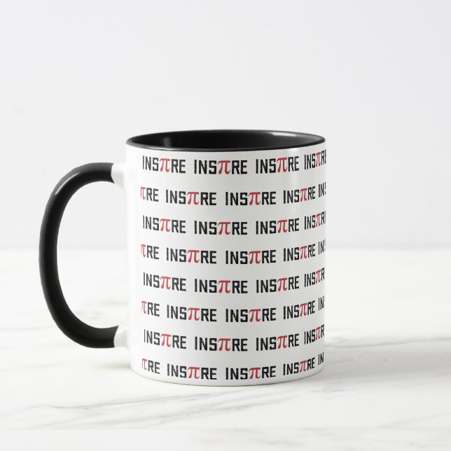 InsPire Pi day | Happy Pi day Math Gifts Mug (Left)