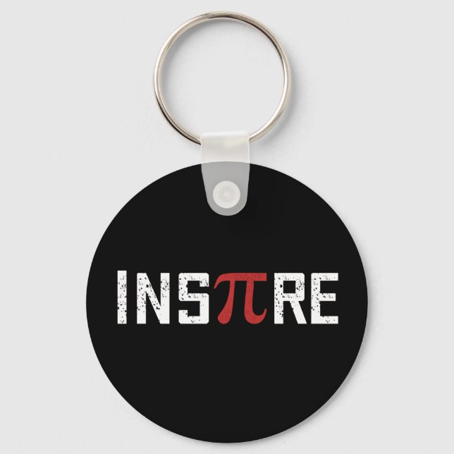InsPire Pi day | Happy Pi day Math Keychain (Front)