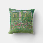 Inspire Sketches From Monet&#39;s Garden Throw Pillow at Zazzle