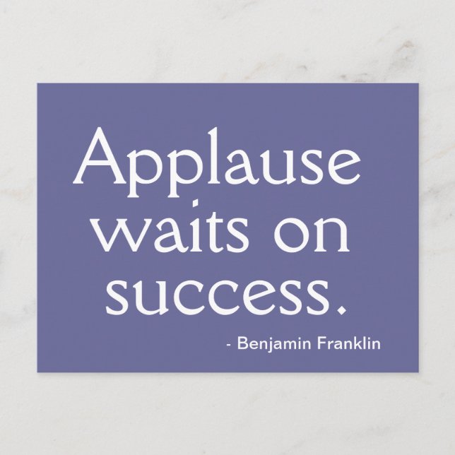 Inspire Success -  Motivational Postcard (Front)