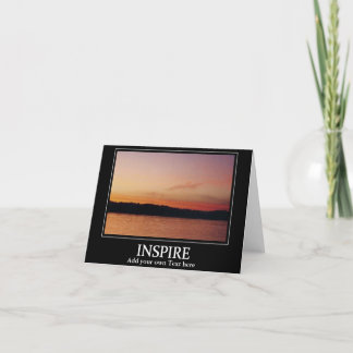 Inspire sunset card