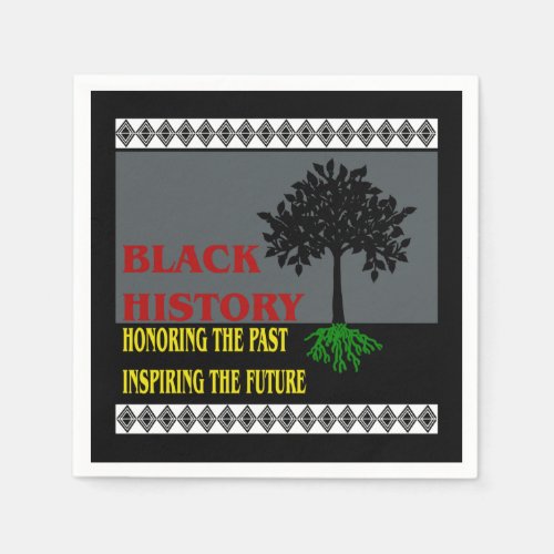 Inspire The Future BHM Party Paper Napkins