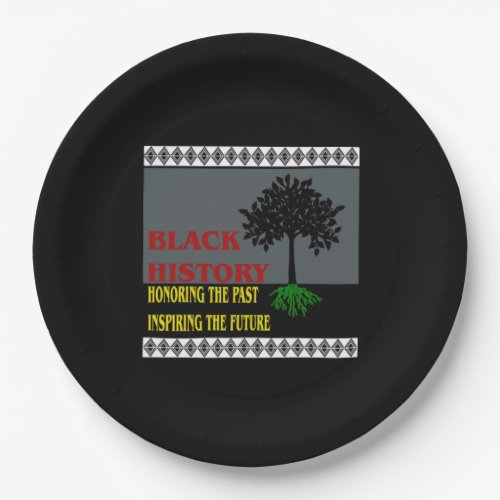 Inspire The Future BHM Party Paper Plates