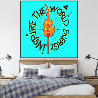 Inspire The World With Passion Canvas Print
