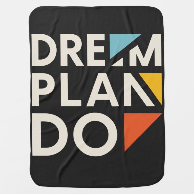 Inspire Your Dreams Baby Blanket (Front)