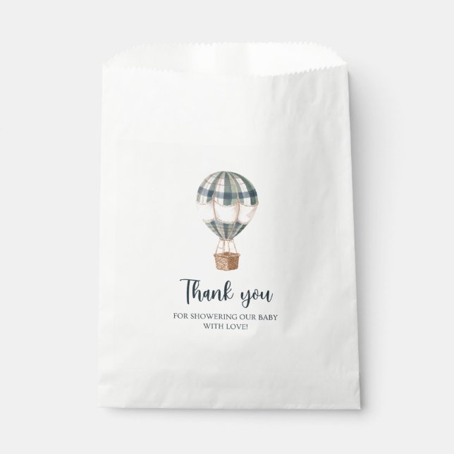 Inspired Baby Shower Favor Bag (Front)