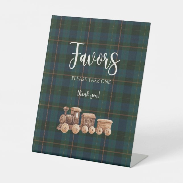 Inspired Baby Shower Favors Sign (Front)