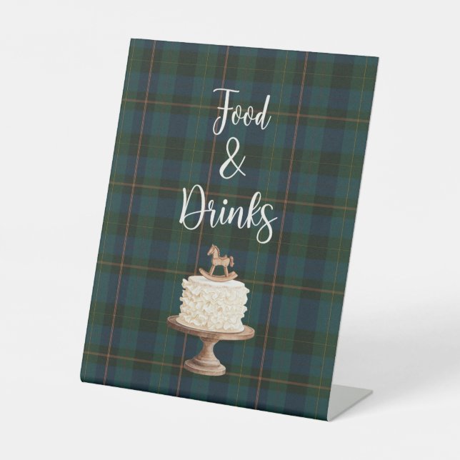 Inspired Baby Shower Food Sign (Front)