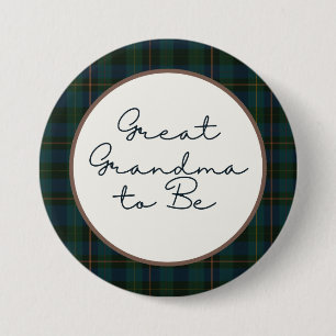 Inspired Baby Shower Great Grandma Button