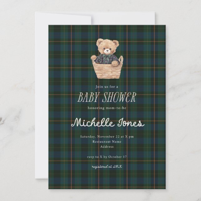 Inspired Baby Shower Invitation (Front)