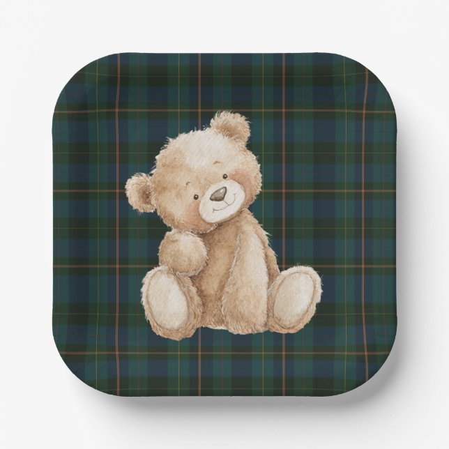 Inspired Baby Shower Paper Plates (Front)