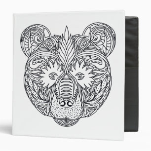Inspired Bear 3 Ring Binder