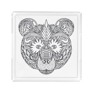 Inspired Bear Acrylic Tray