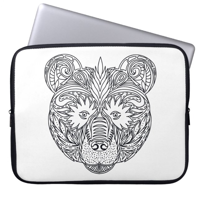 Inspired Bear Laptop Sleeve (Front)