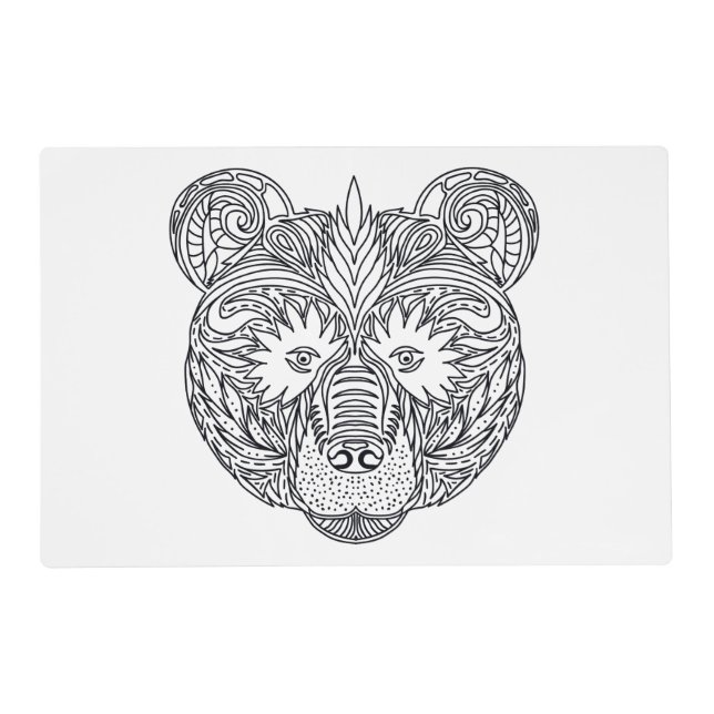Inspired Bear Placemat (Front)