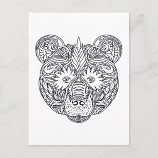 Inspired Bear Postcard