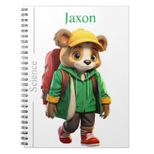 Inspired Bear Theme Spiral Notepad for School