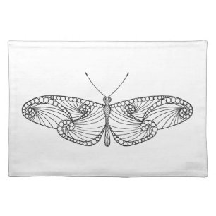 Inspired Butterfly Art Cloth Placemat