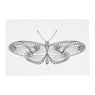 Inspired Butterfly Art Placemat