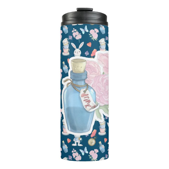 Inspired By Alice In Wonderland Thermal Tumbler (Front)