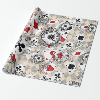 Inspired By Alice In Wonderland Wrapping Paper