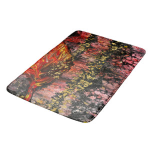 Inspired by California's Fires  Bath Mat