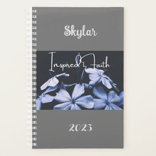 Inspired By Faith customizable planner