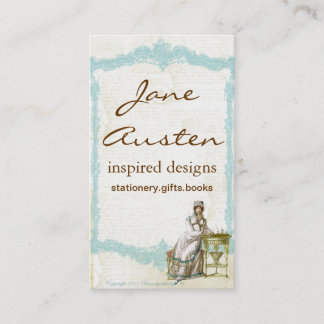 Inspired by Jane Austen Unique Business Cards