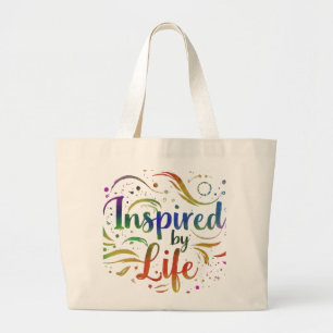 Inspired by Life – Jumbo Tote Bag