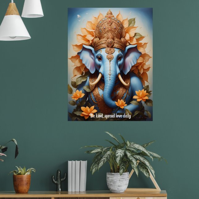  Inspired by Lord Ganesha Poster (Living Room 1)