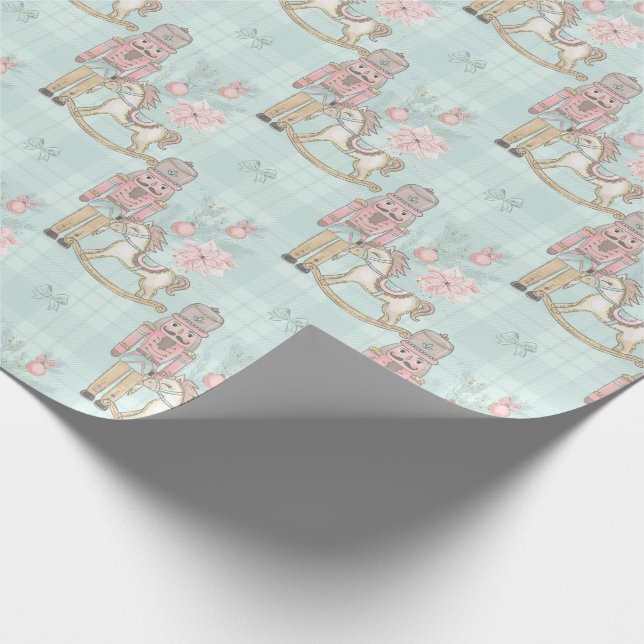 Inspired By Nutcracker Christmas Wrapping Paper (Corner)