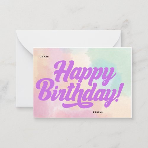 Inspired by Olivia Rodrigo Birthday Card