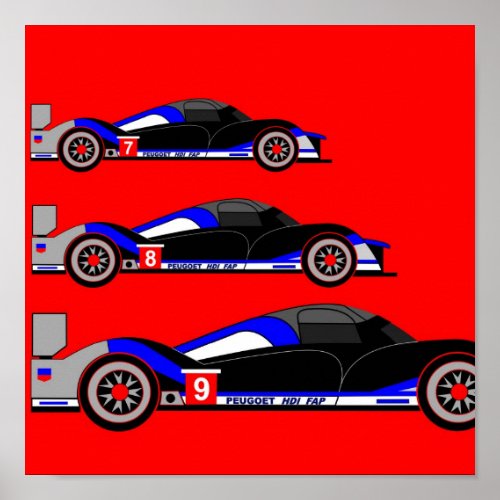 Inspired by Peugeot 908 HDi FAP Poster