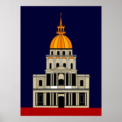 Inspired by  the Church at the Invalides Poster