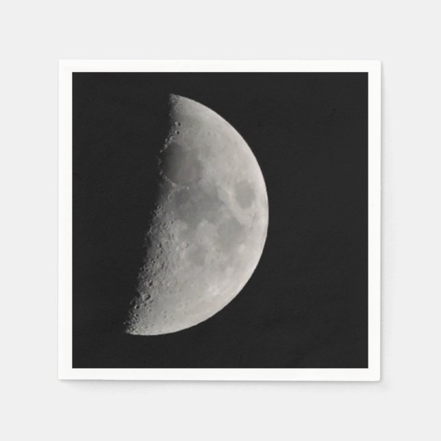 Inspired by the Moon Paper Napkins (Front)