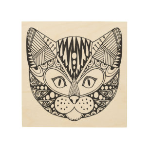 Inspired Cat 5 Wood Wall Decor