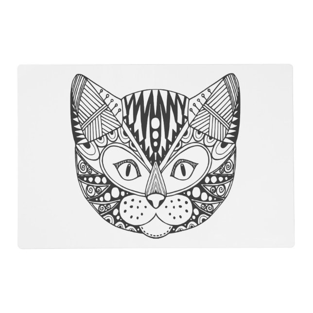 Inspired Cat Placemat (Front)