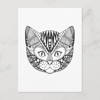 Inspired Cat Postcard
