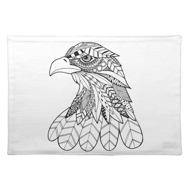 Inspired Eagle Cloth Placemat (Front)