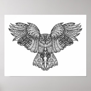 Inspired Eagle Owl 2 Poster