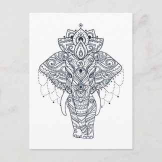 Inspired Elephant Postcard