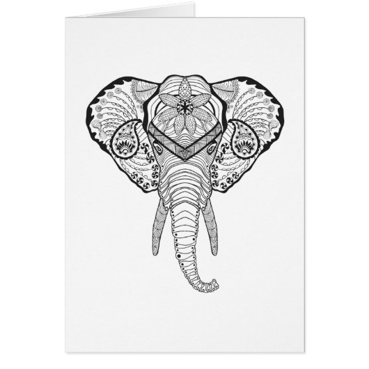 Inspired Elphant Head Cards (Front)