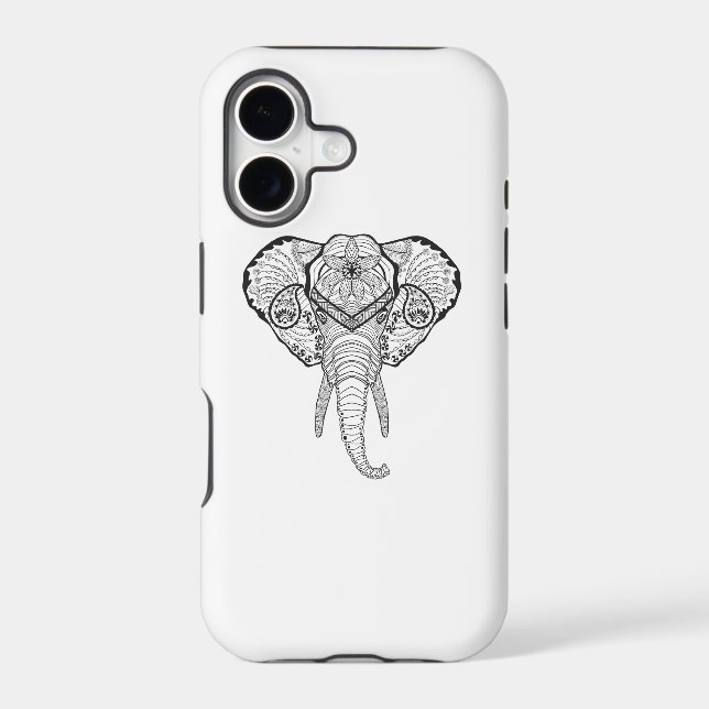 Inspired Elphant Head Iphone Case (Back)