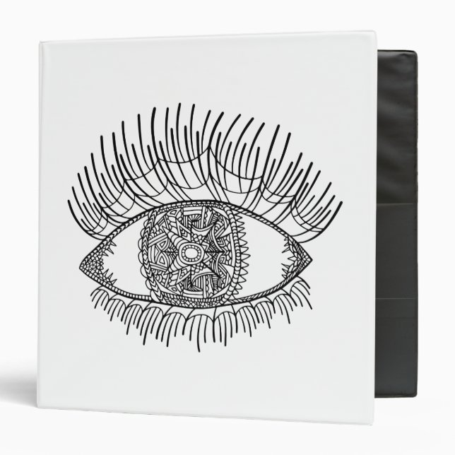 Inspired Eye 3 Ring Binder (Front/Inside)