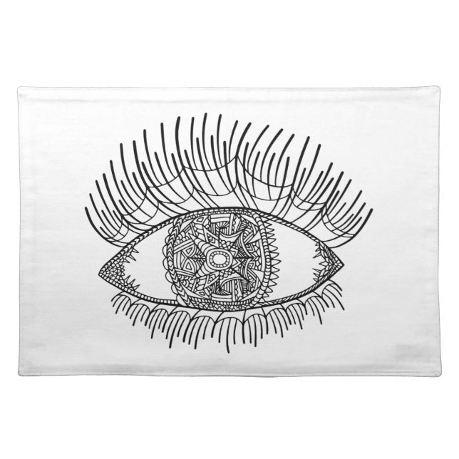 Inspired Eye Cloth Placemat (Front)